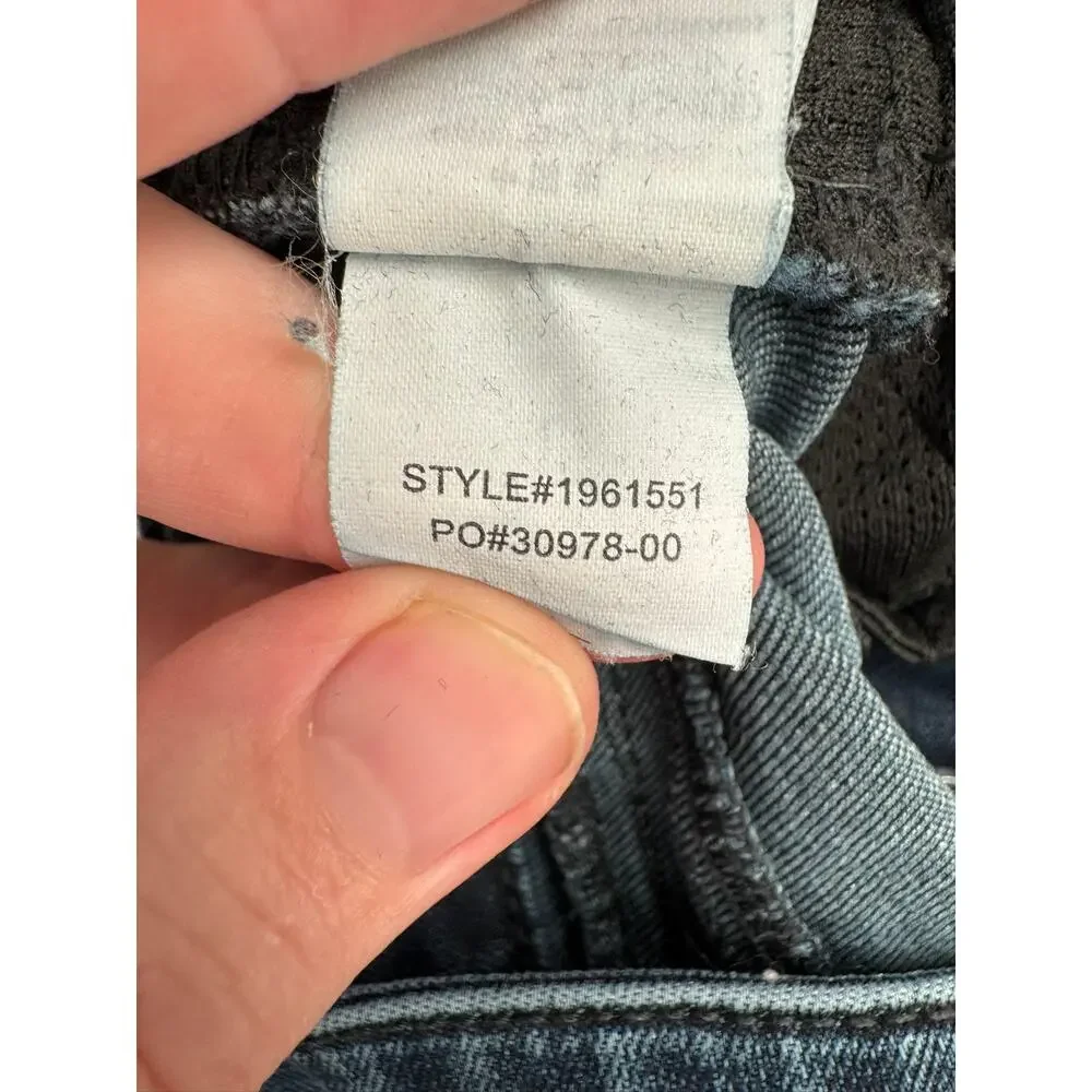 prAna Buxton Slim Boyrfriend Jeans Womens 4/27 Blue Dark Wash Denim